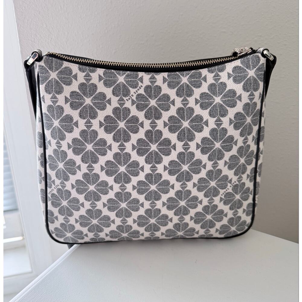 Kate Spade | Black-Multi Signature Spade Flower Swingpack Crossbody | Spring EUC - Picture 2 of 12